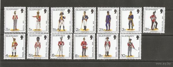 Гернси 1974 Униформа
