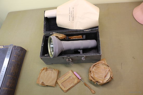 Военный водолазный фонарь БЕРИЛЛ. новый, рабочий, комплект. Распродажа коллекции вещей. С РУБЛЯ! АУКЦИОН!