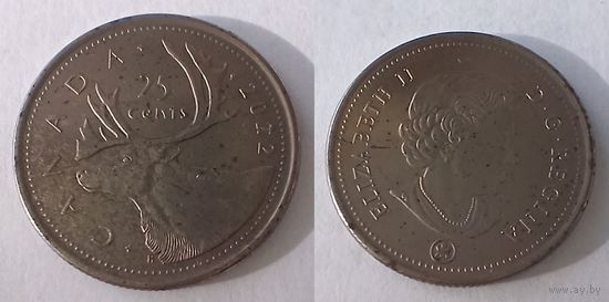 Канада, 25 центов 2022 (Памяти Елизаветы II)