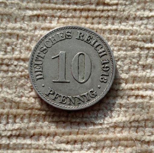 Werty71 Германия 10 пфеннигов 1913 А
