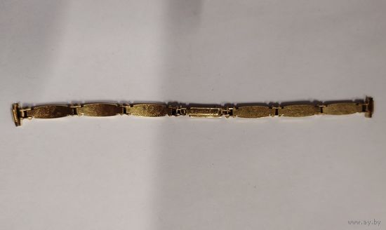 Часы Браслет для часов СССР с эмалями, позолота (новый) RRR, без МЦ!!