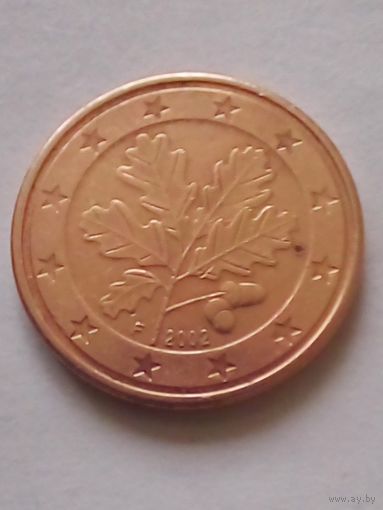 Германия.5 евроцентов 2002 F