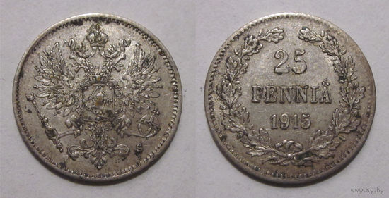 25 пенни 1915 XF