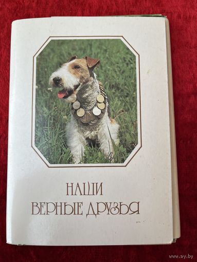 Наши верные друзья. 1987 год. 20 открыток