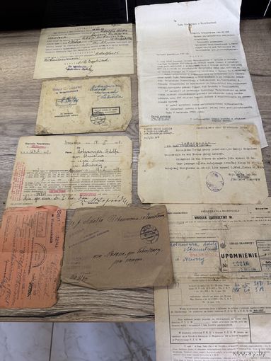 Документы 1920-е.цена за все.  П-1.