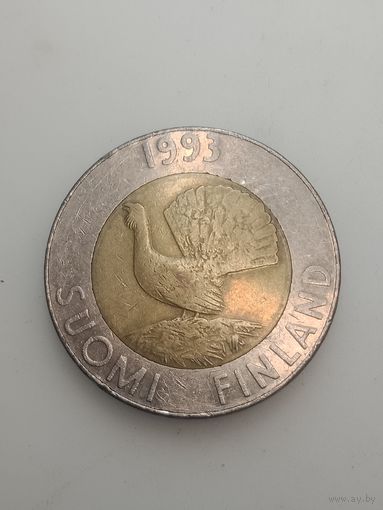 Финляндия 10 марок 1993 года .