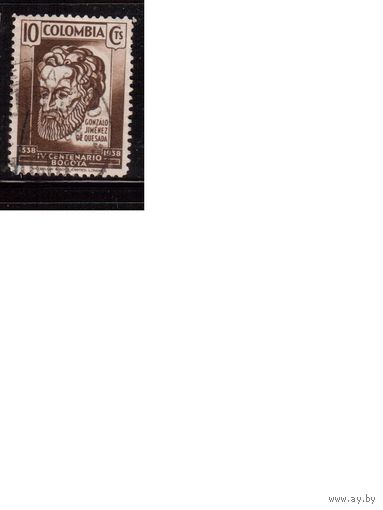Колумбия-1938  (Мих.392) ,  гаш. , Личности