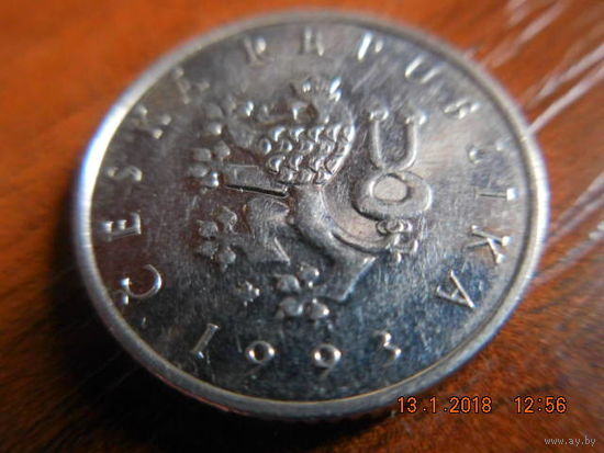 1 крона, Чехия, 1993 г.