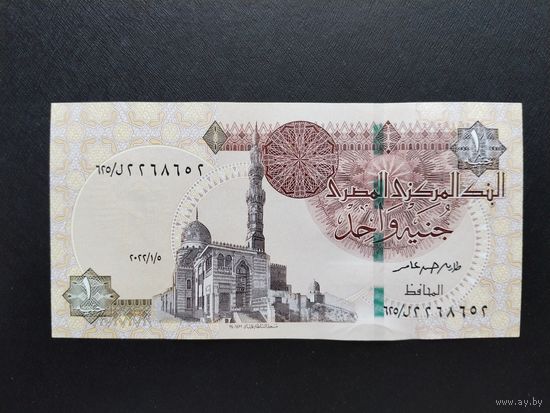 1 фунтов Египет 2022 года UNC