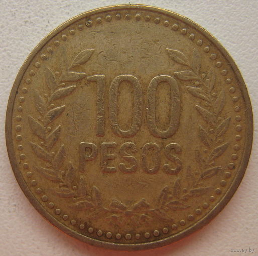 Колумбия 100 песо 1995 г.