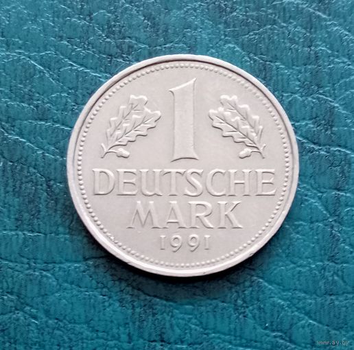 1 марка 1991 г( G), ФРГ