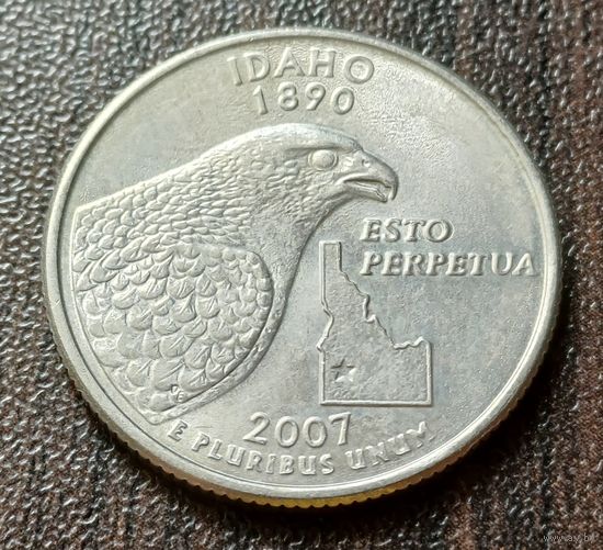 США , 2007    D   Квотер штата Айдахо    ( 1-6-1 )