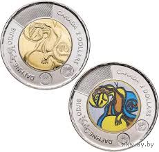 Канада 2 доллара, 2025 набор 2 монеты Посвящение жизни и творчеству Дафны Оджиг UNC