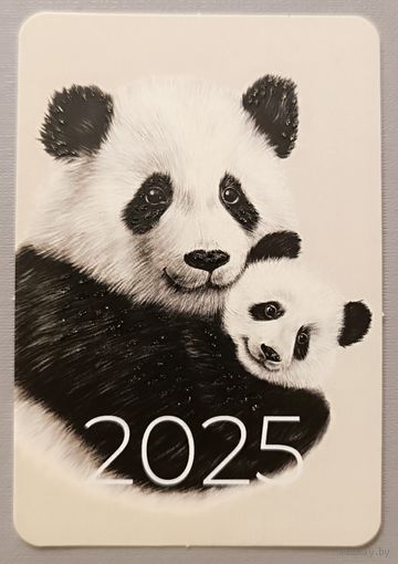 Панда. Календарик, 2025