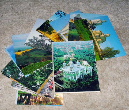 Набор открыток Смоленск 15 шт 1989 год.