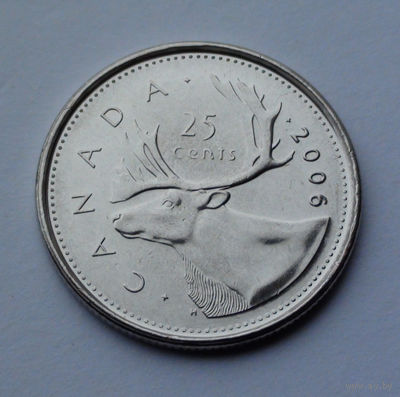 Канада 25 центов, 2006, Лист