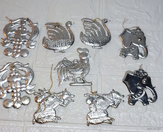 Аукцион 3 дня ! Ёлочные игрушки . С рубля без МЦ. Всё с рубля без МЦ.