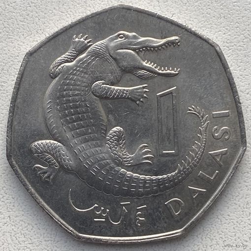 Гамбия 1 даласи 1987 г. Состояние