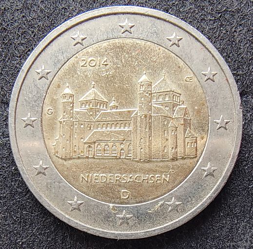 2 евро. Германия. 2014 год. Нижняя Саксония