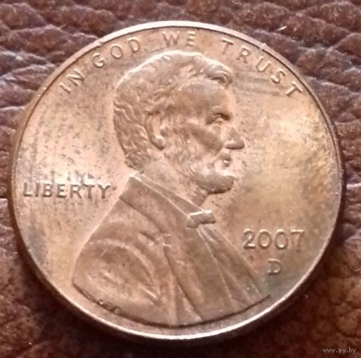 США 1 цент 2007D