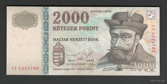 Венгрия 2000 форинтов 1998 года. Тип P-181. Состояние XF+