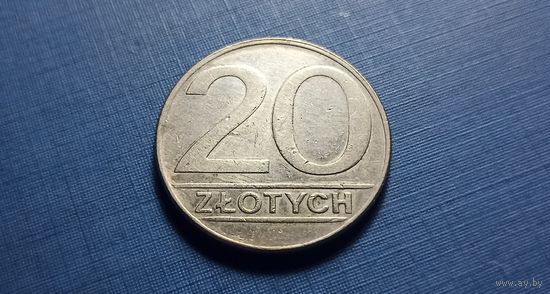 20 злотых 1990. Польша.