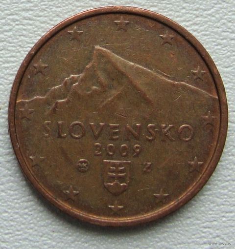 Словакия 2 евроцента 2009