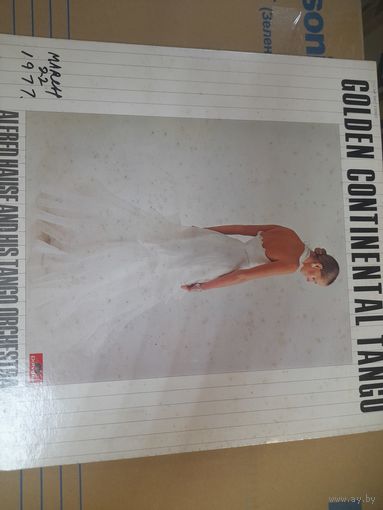 ALFRED HAUSE AND HIS TANGO ORCHESTRA   " GOLDEN CONTINENTAL TANGO"  LP JAPAN POLYDOR MP2001 NM/NM