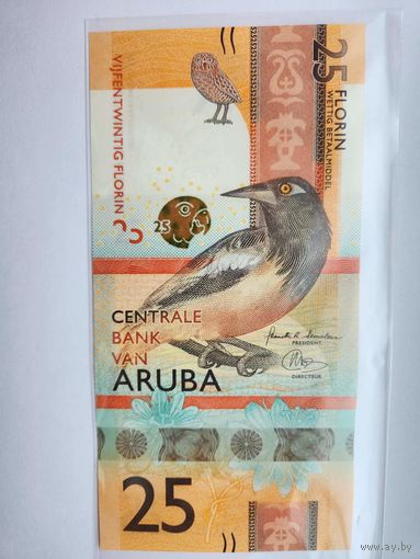 Аруба 25 флоринов 2019 (UNC)