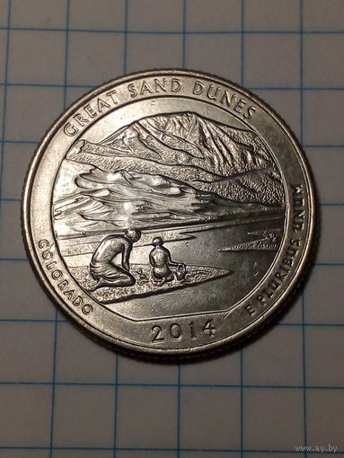 25 центов США 2014 год колорадо