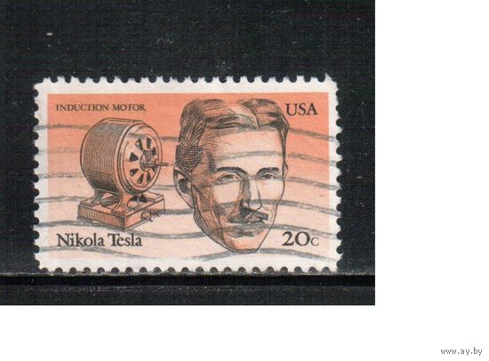 США-1983, (Мих.1655) , гаш.  , Личности, Изобретатели ,