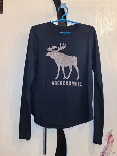 Лонгслив Abercrombie с сияющим принтом, 11-12 лет