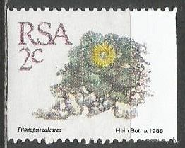 ЮАР. Титанапсис известковый. 1988г. Mi#759.