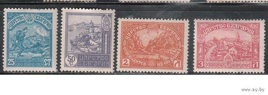 Болгария-1917, (Мих.114-118), *  , Оккупация Македонии , 4 марки