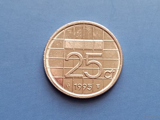 Нидерланды. 25 центов 1995