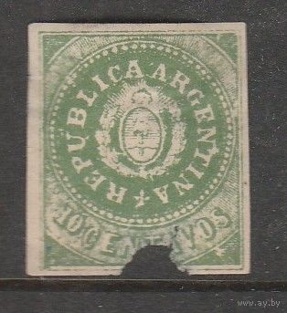 Аргентина 10с 1862г