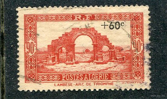 Французский Алжир. Ламбезис, руины старого города. Надпечатка +60с