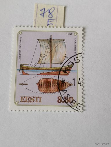 Эстония  1997  парусник