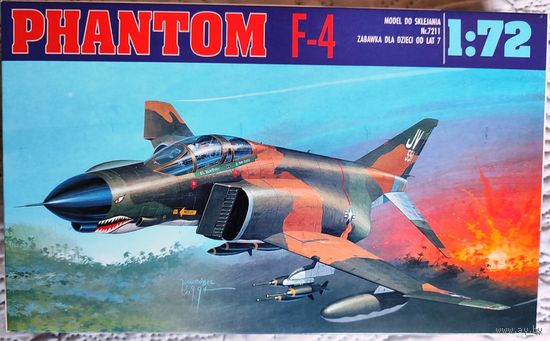 "Fhantom McDonnell F-4", сборная модель самолета