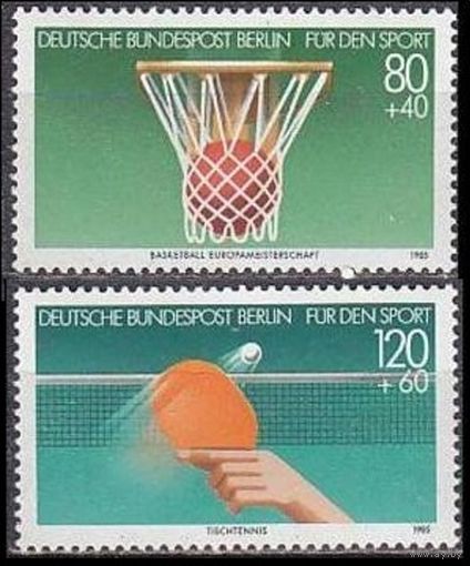 1985 Берлин Запад 732-733 Спорт - Баскетбол / Настольный теннис 4,80 евро