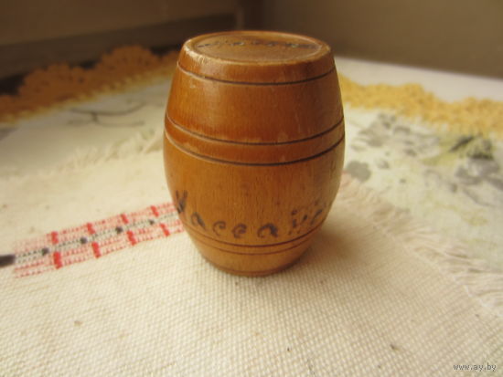 Бочка сувенир Массандра Ялта СССР дерево handmade
