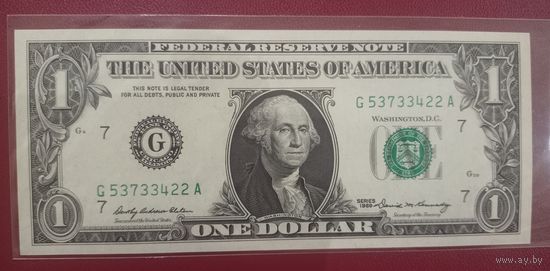 Торг! 1 доллар США 1969 года. UNC