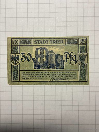 50 пфеннигов (нотгельды) г. Германия - 1312