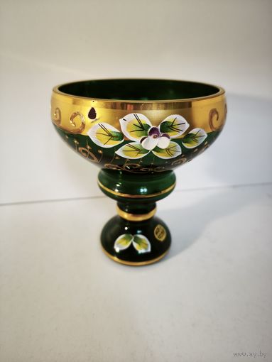 Ваза. Конфетница. Богемия. Чехия.