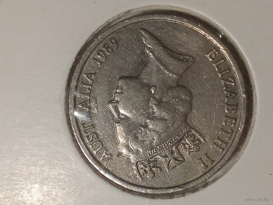 10 центов Австралия  1989 год