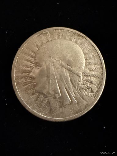 2 злотых 1934 г.  Польша.  Ядвига.  Серебро