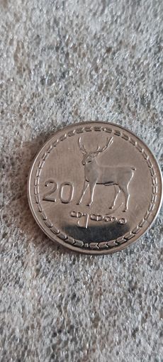 Грузия 20 тетри 1993