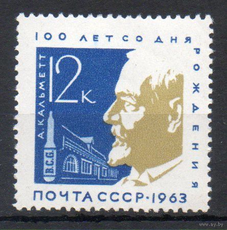 Институт Пастера в Париже  СССР 1963 год 1 марка