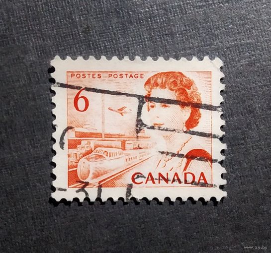 Марка Канада 1967 год Королева