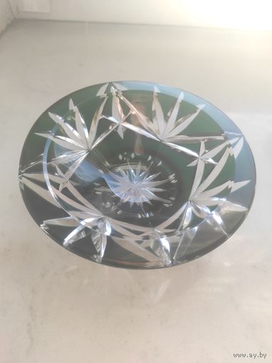 Конфетница хрустальная винтаж